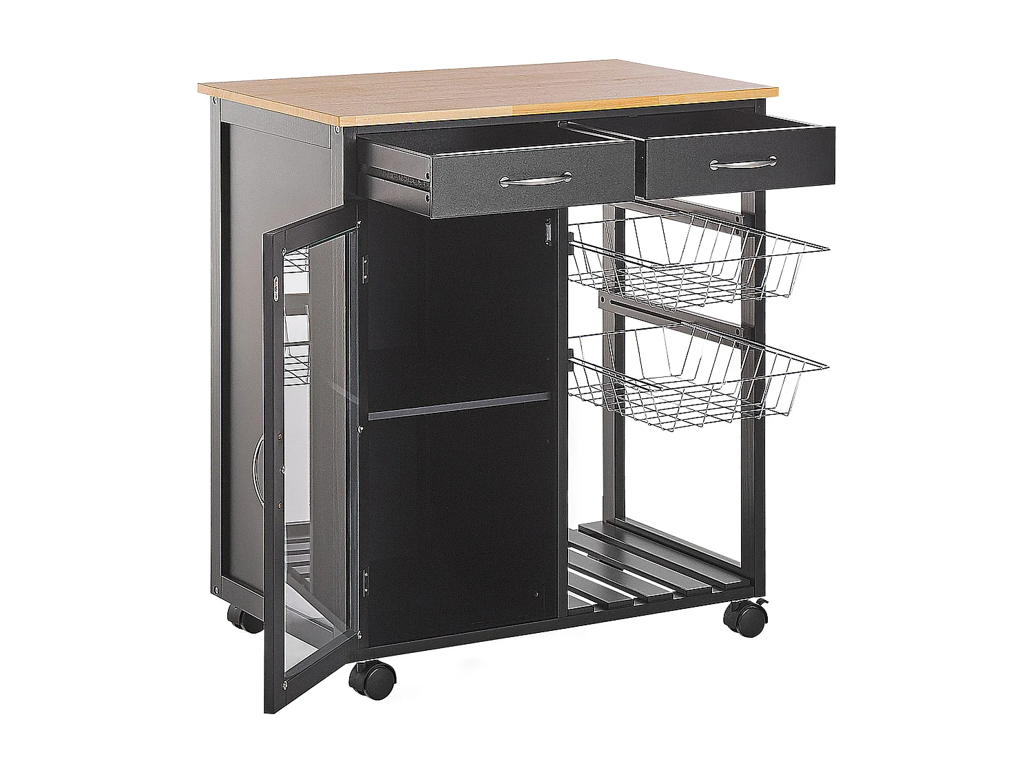 Chariot de cuisine BOVES Noir