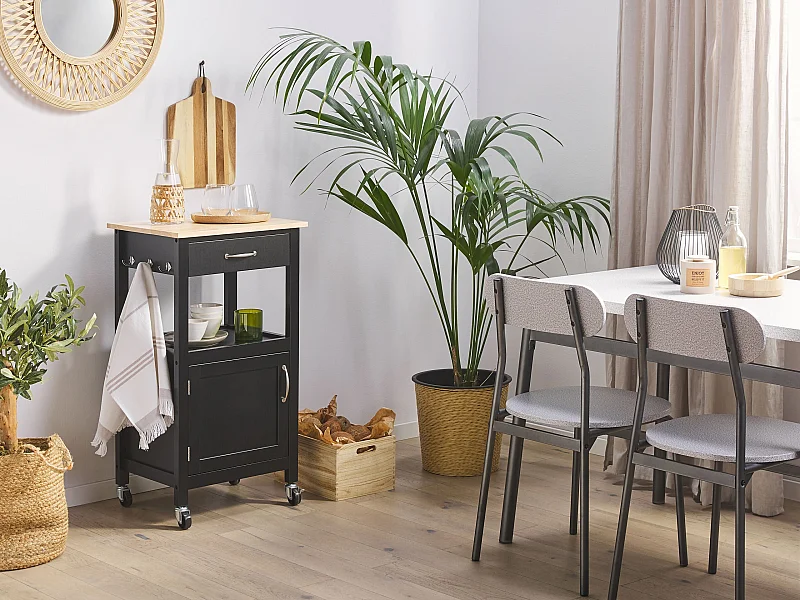 Carrinho de cozinha SIENA Preto