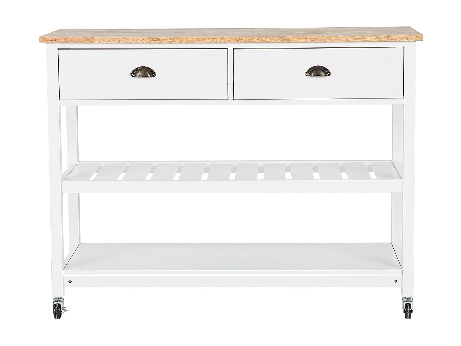 Wózek kuchenny NAVARINO Drewno Biały