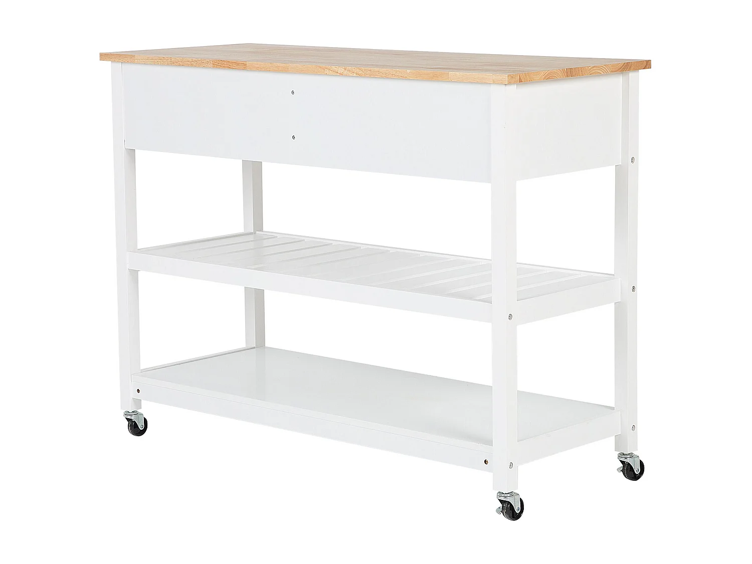 Wózek kuchenny NAVARINO Drewno Biały