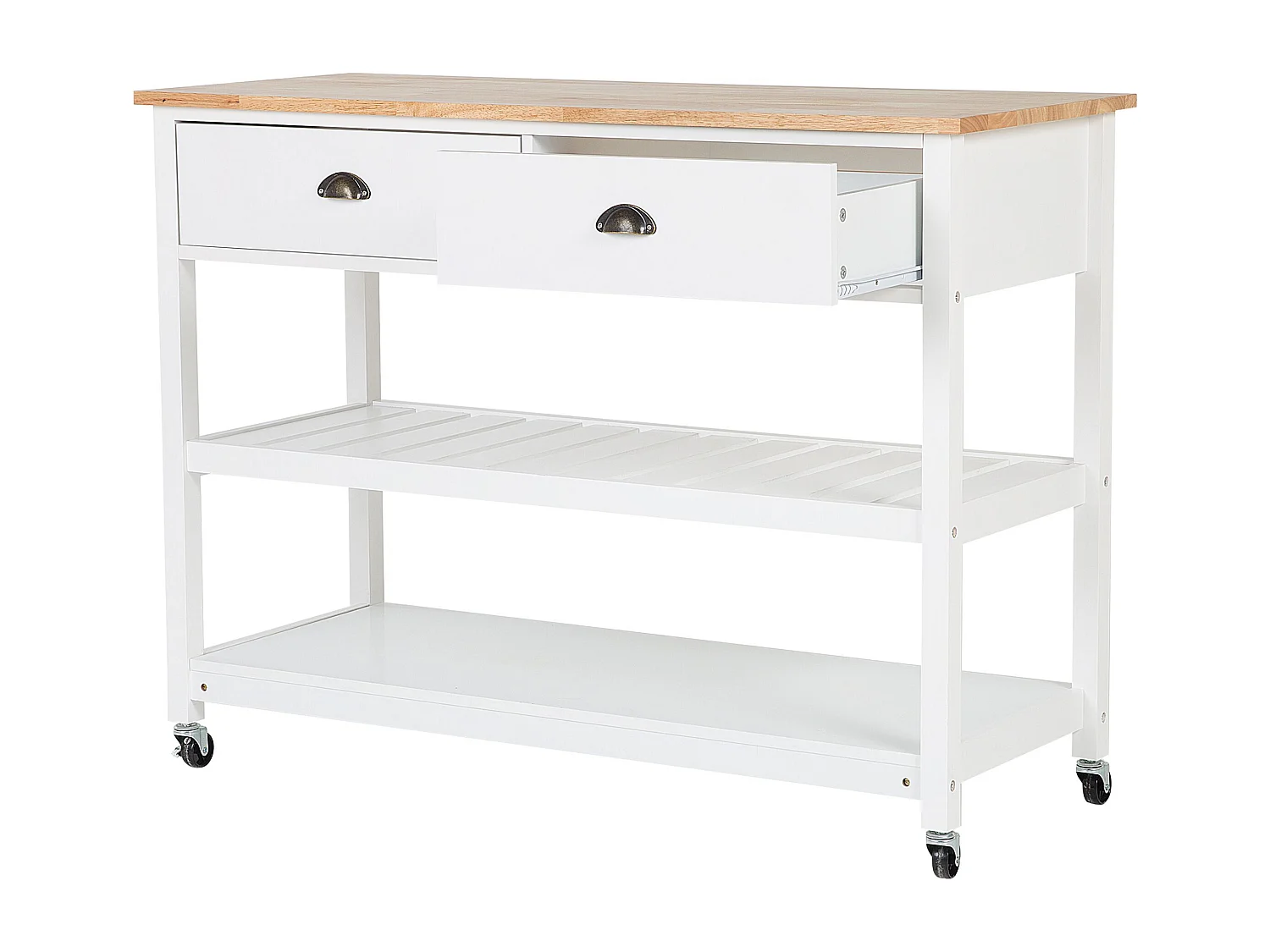 Chariot de cuisine NAVARINO Bois Blanc