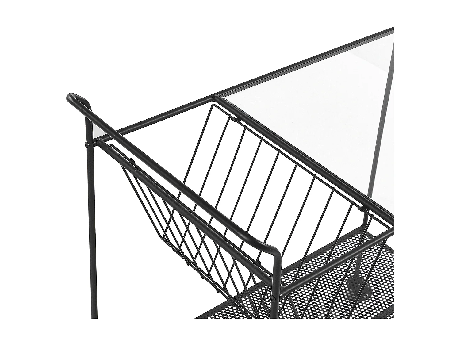 Wózek kuchenny ALAMO Metal Czarny