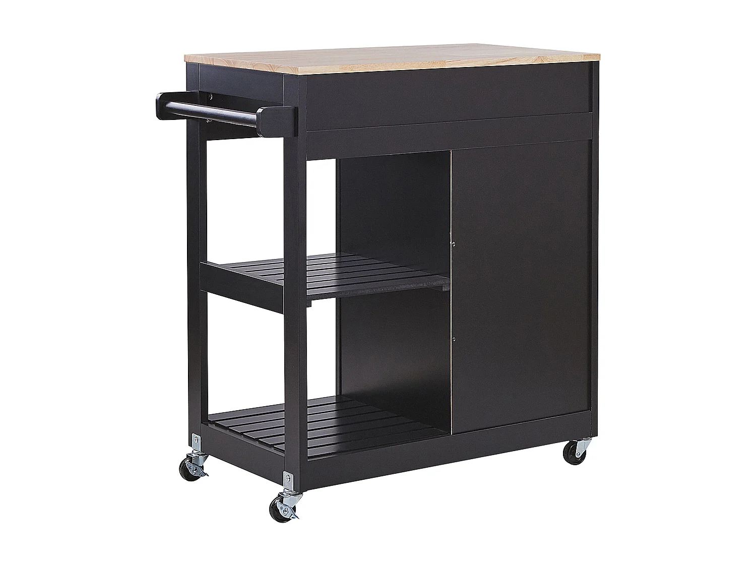 Carrinho de cozinha TRAPANI Preto