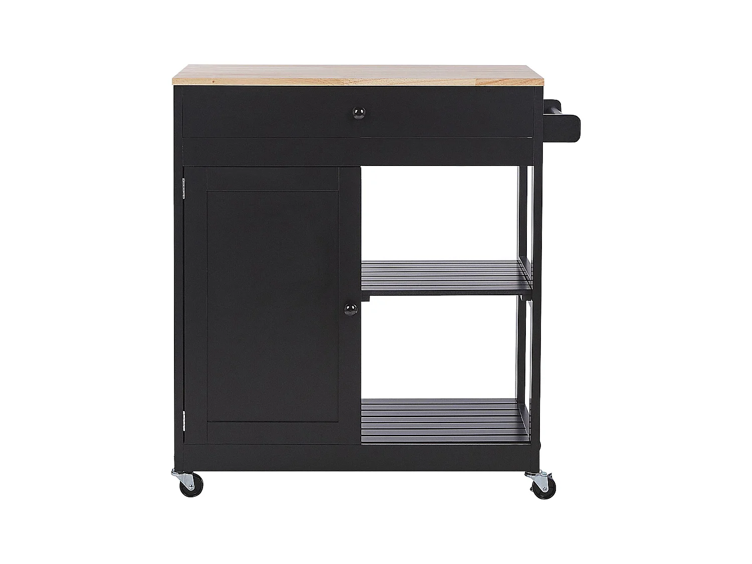Keukentrolley TRAPANI Zwart