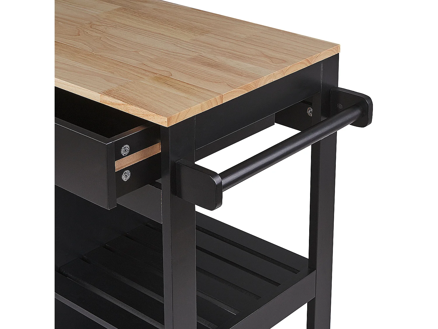 Servierwagen TRAPANI Schwarz