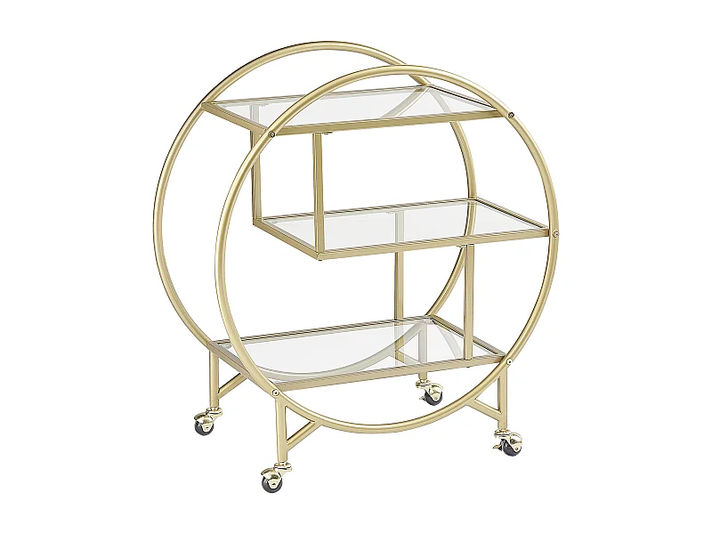 Carrinho de cozinha COLTON Metal Dourado