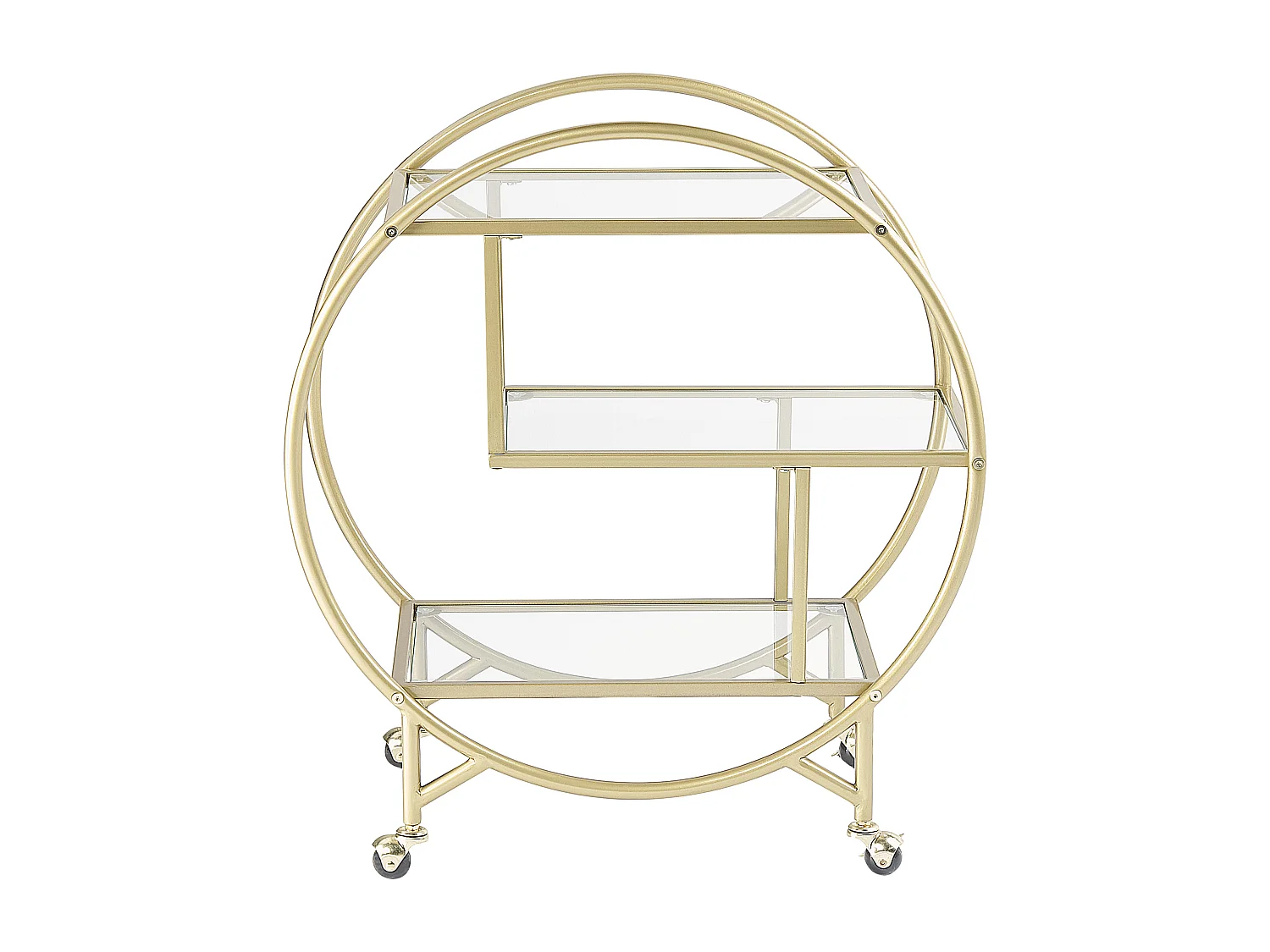 Carrinho de cozinha COLTON Metal Dourado