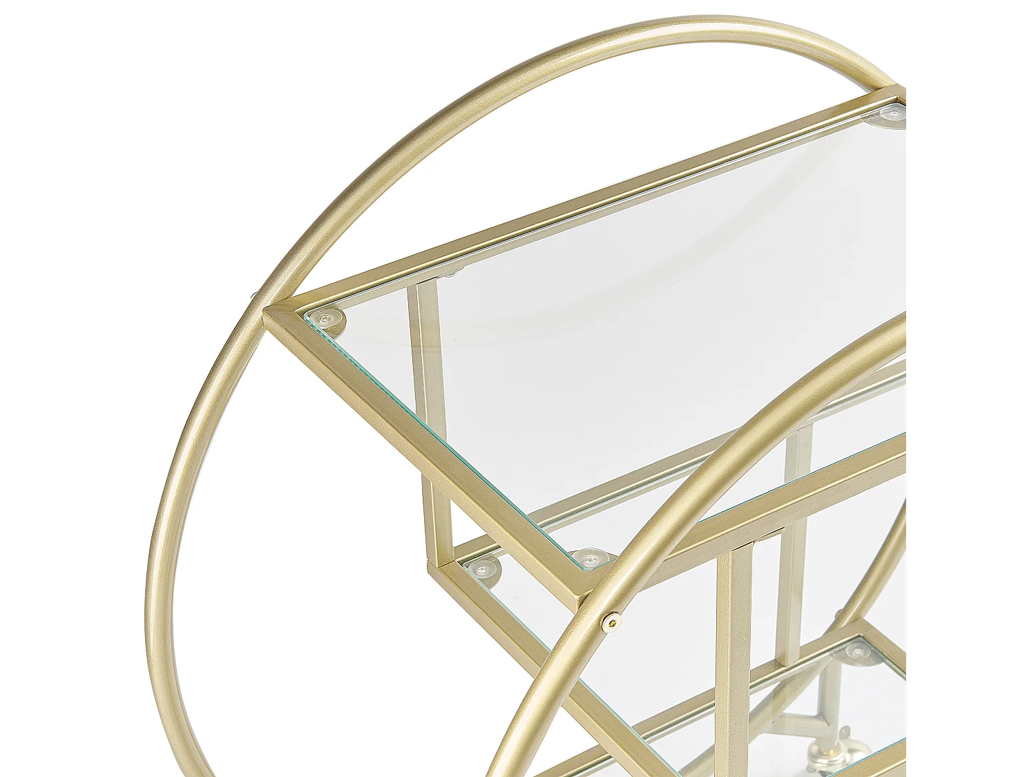 Kitchen Trolley COLTON Metal Gold