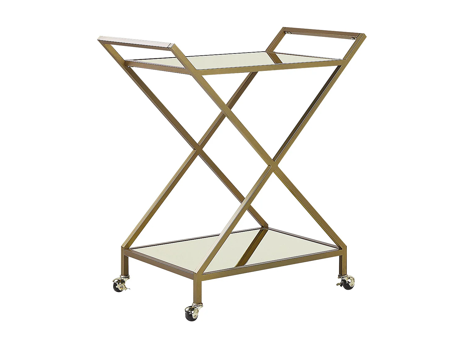 Carrinho de cozinha IVERA Metal Dourado