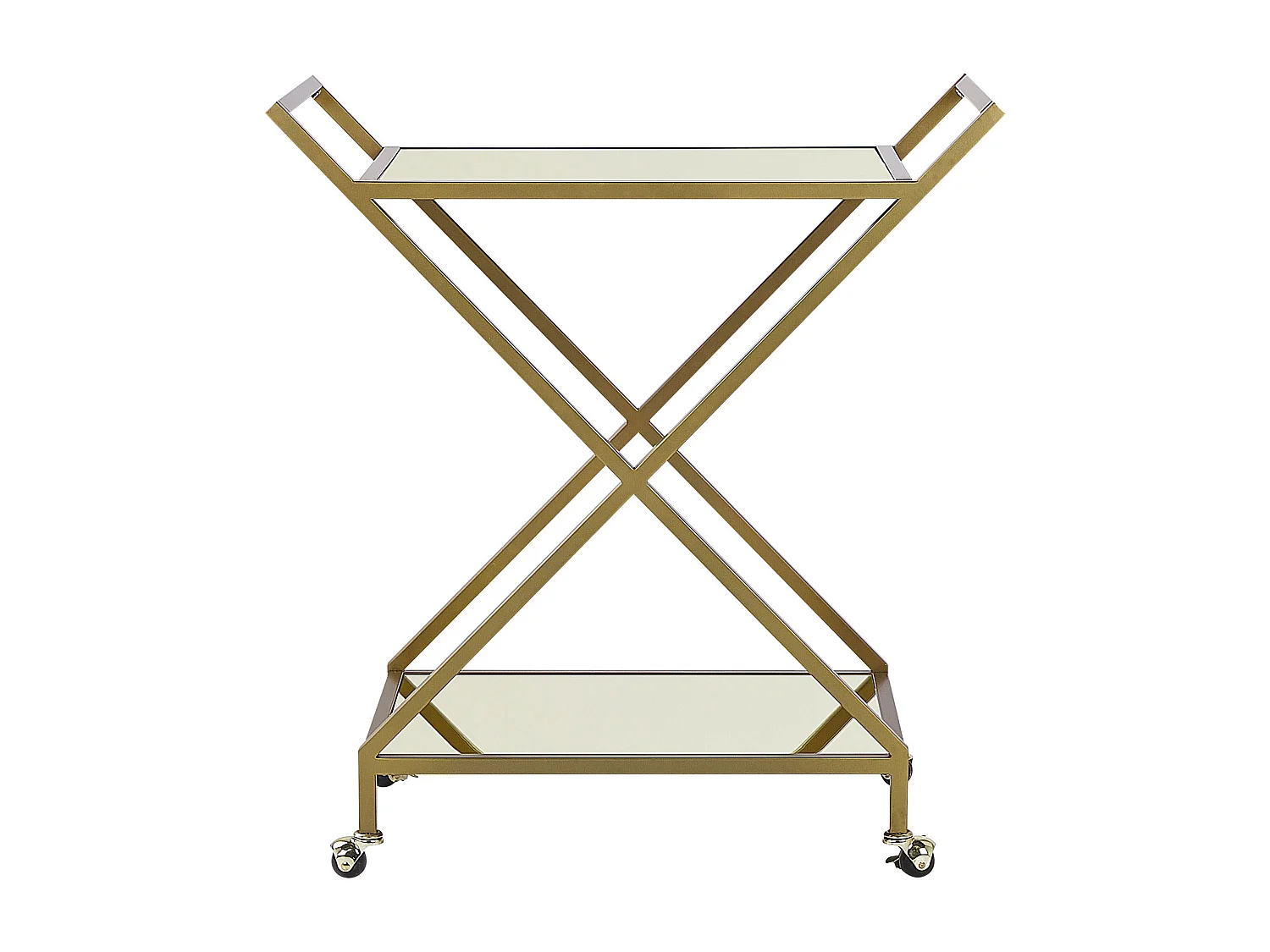 Carrinho de cozinha IVERA Metal Dourado