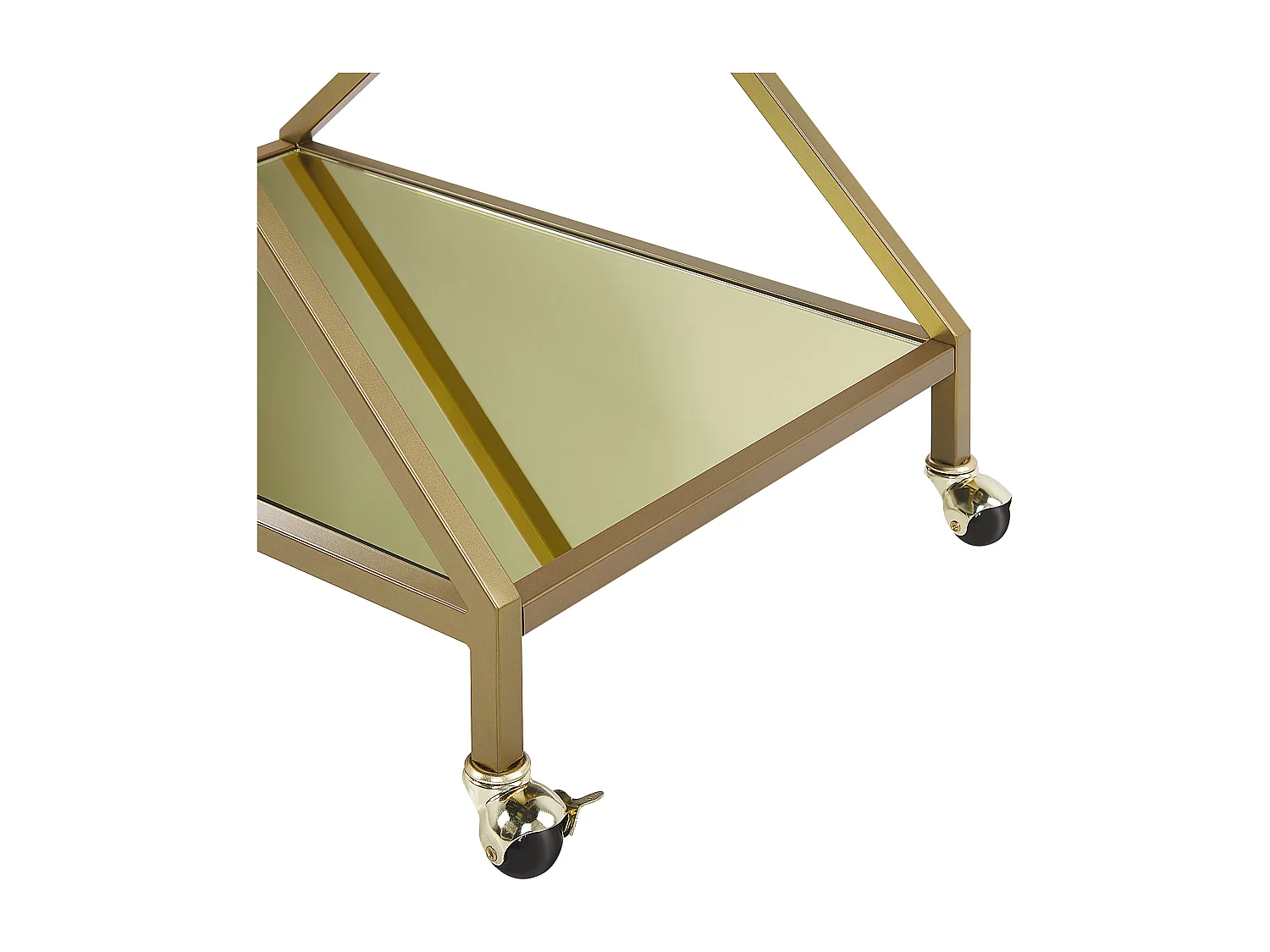 Carrinho de cozinha IVERA Metal Dourado