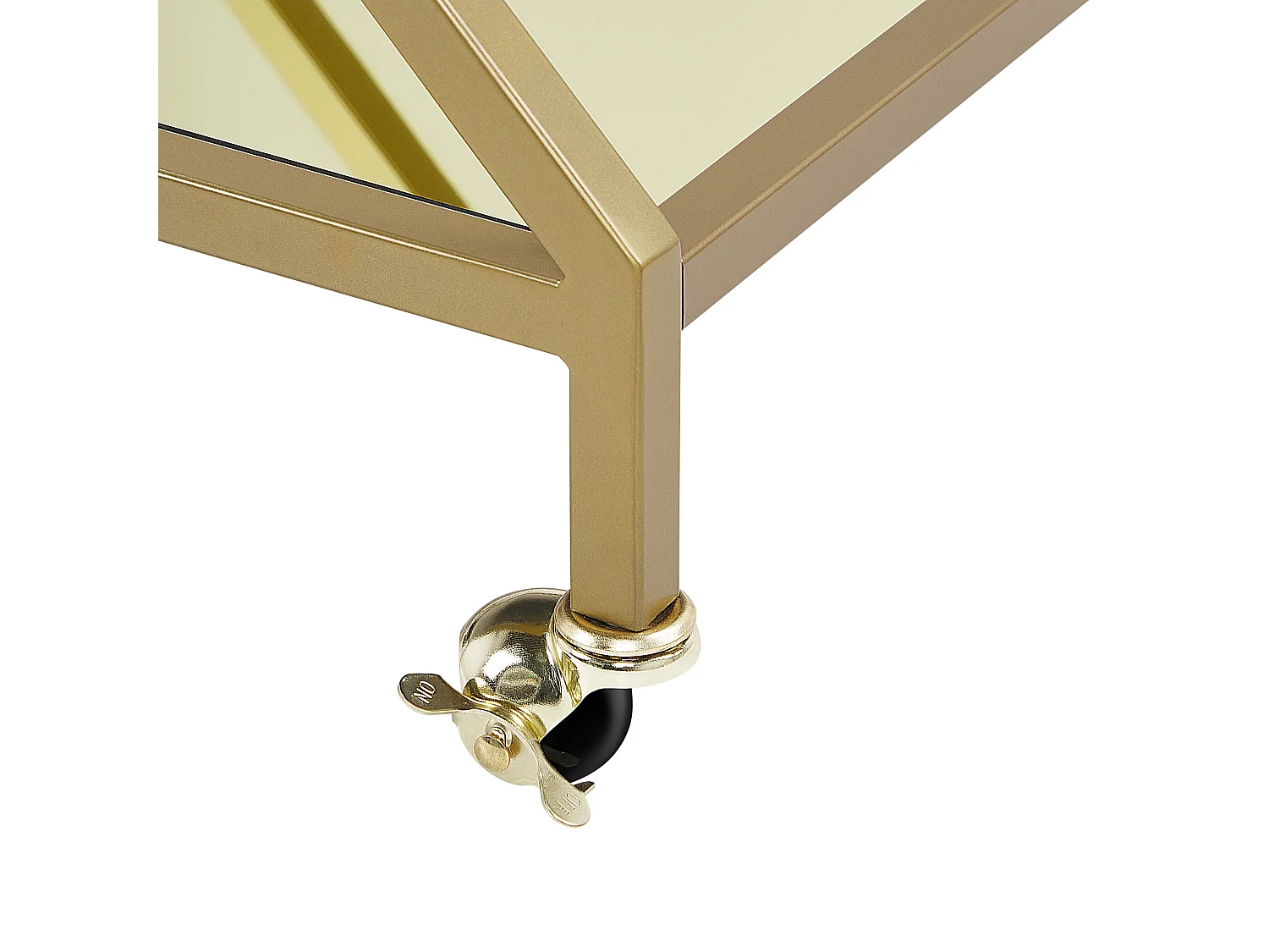 Carrinho de cozinha IVERA Metal Dourado