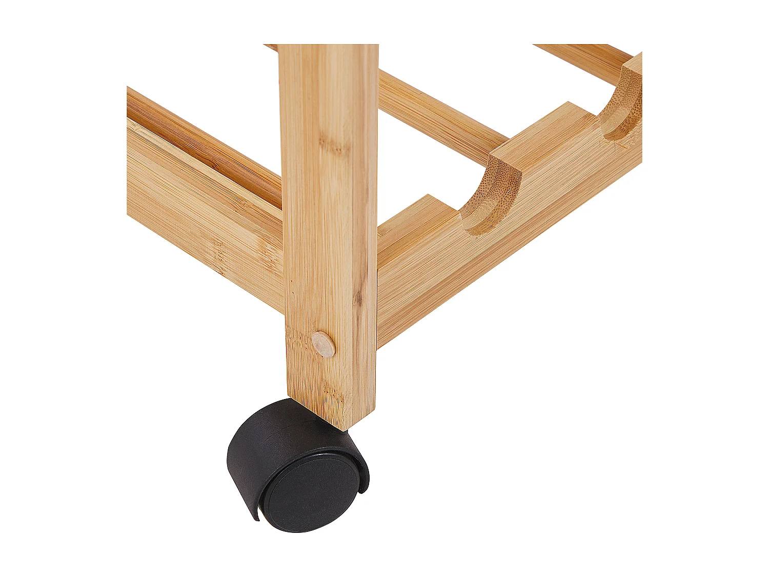 Carrito de cocina MORINO Madera de bambú Marrón claro