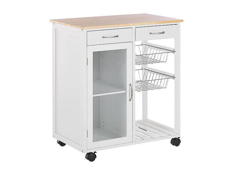 Carrello portavivande BOVES Bianco