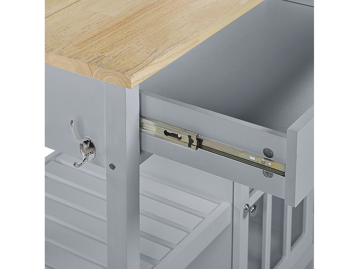 Carrello portavivande GENOA Grigio