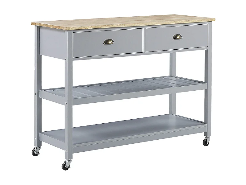 Servierwagen NAVARINO Holz Grau