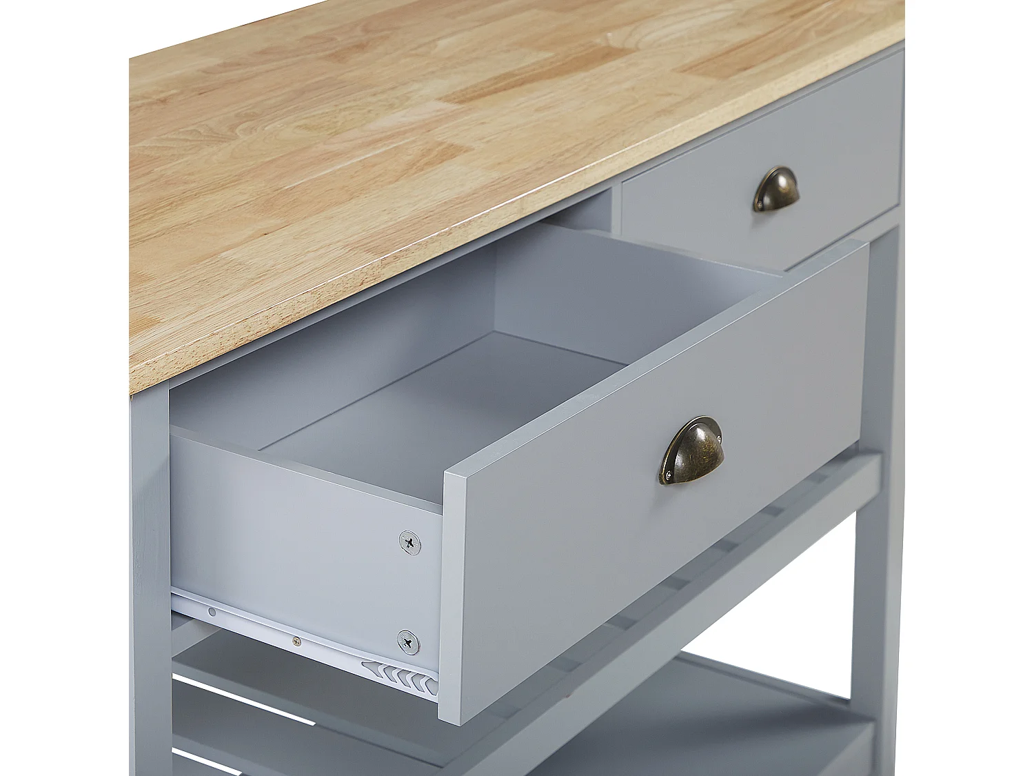 Servierwagen NAVARINO Holz Grau