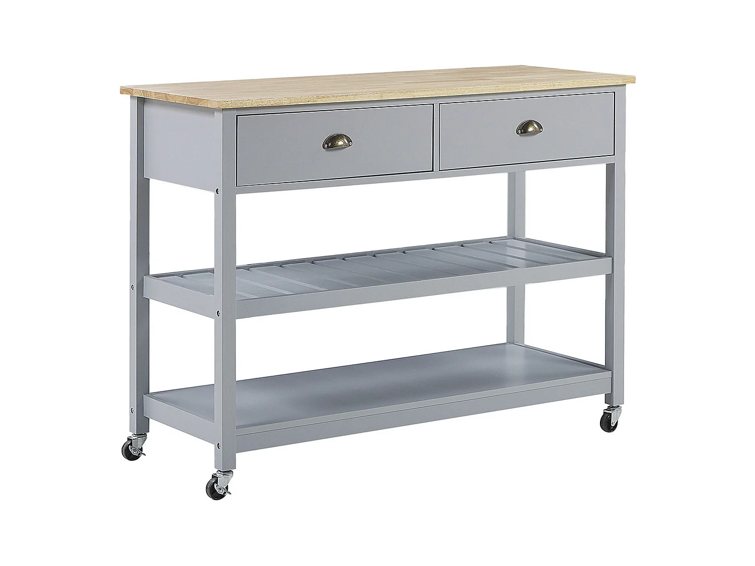 Chariot de cuisine NAVARINO Bois Gris