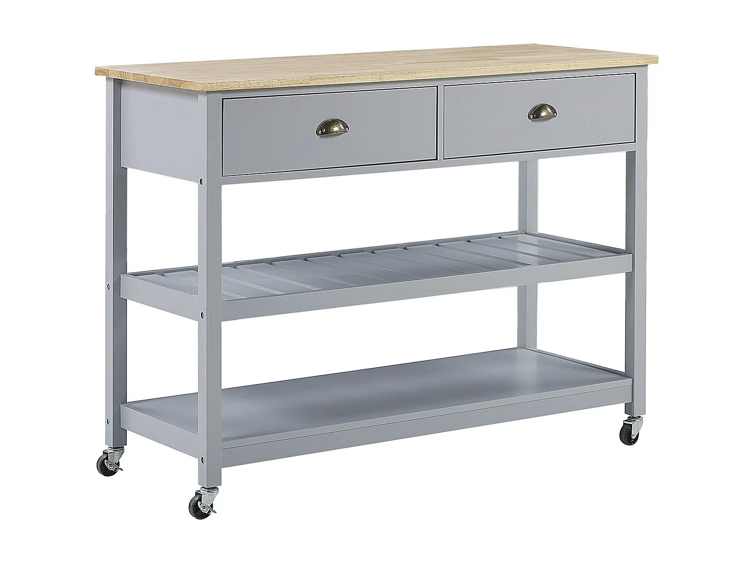 Chariot de cuisine NAVARINO Bois Gris