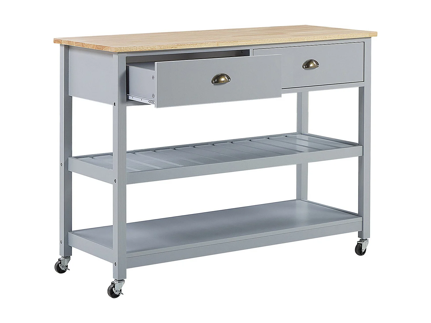 Chariot de cuisine NAVARINO Bois Gris