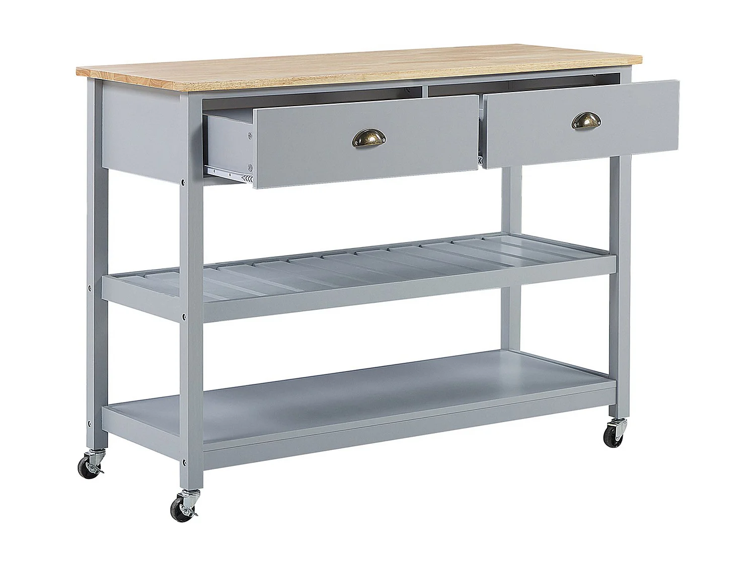 Chariot de cuisine NAVARINO Bois Gris