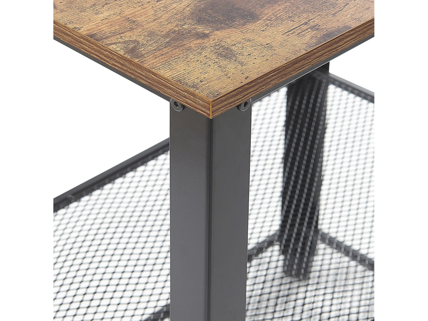 Keukentrolley BOLZANO Bruin/zwart