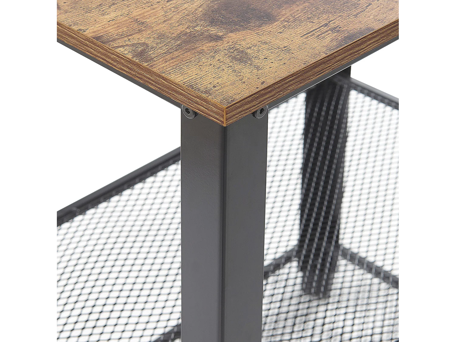 Keukentrolley BOLZANO Bruin/zwart