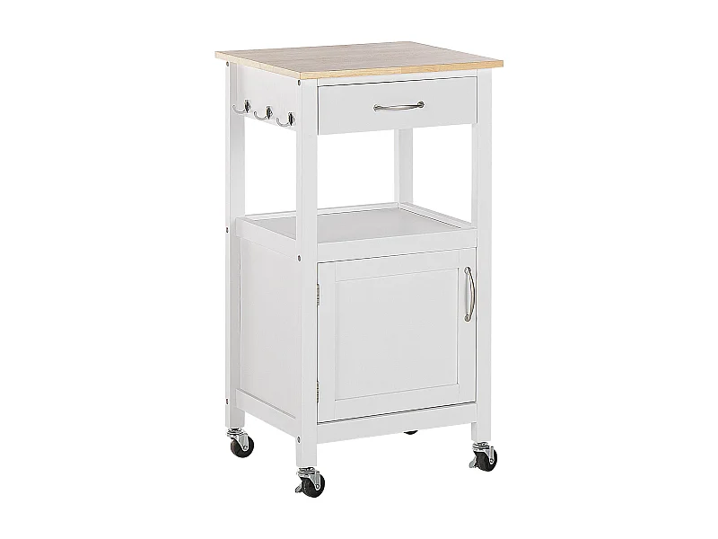 Carrito de cocina SIENA Blanco