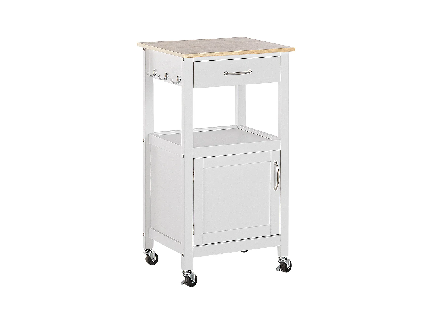 Allzweck Servierwagen Landhausstil weiß Fach / Schrank / Schublade Siena