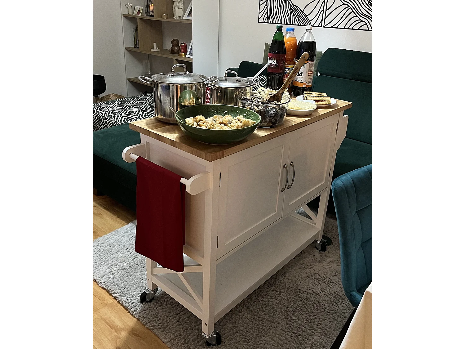 Chariot de cuisine MELE Blanc
