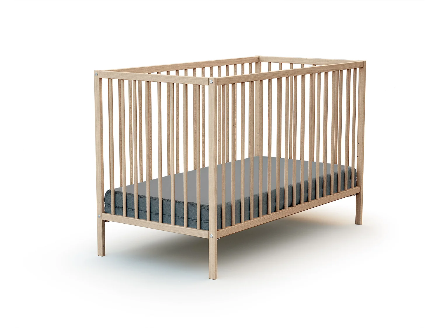 Babybett Holz Buche Natur 60 x 120 ONE