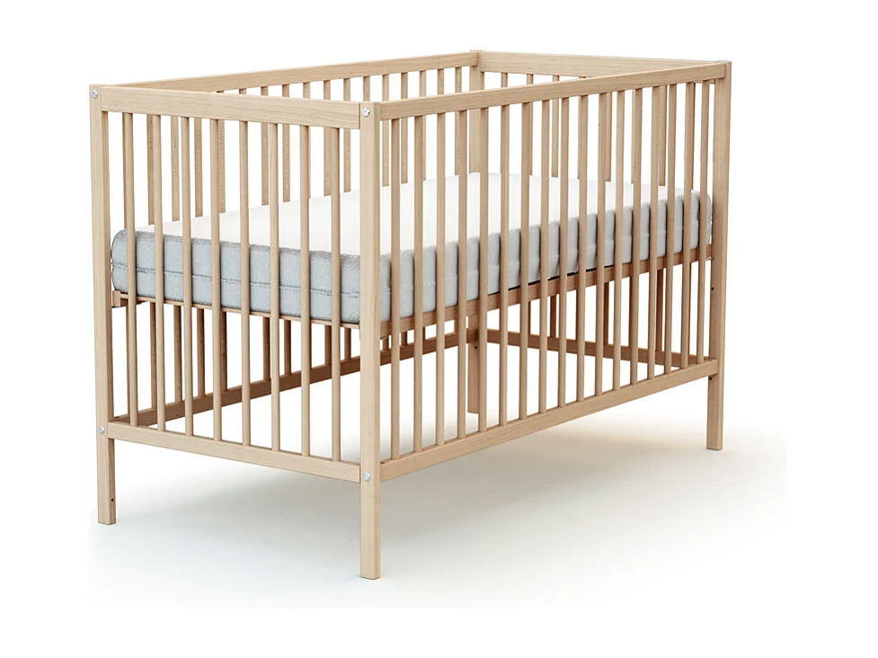Babybett ESSENTIEL Holz Buche Natur 60 x 120