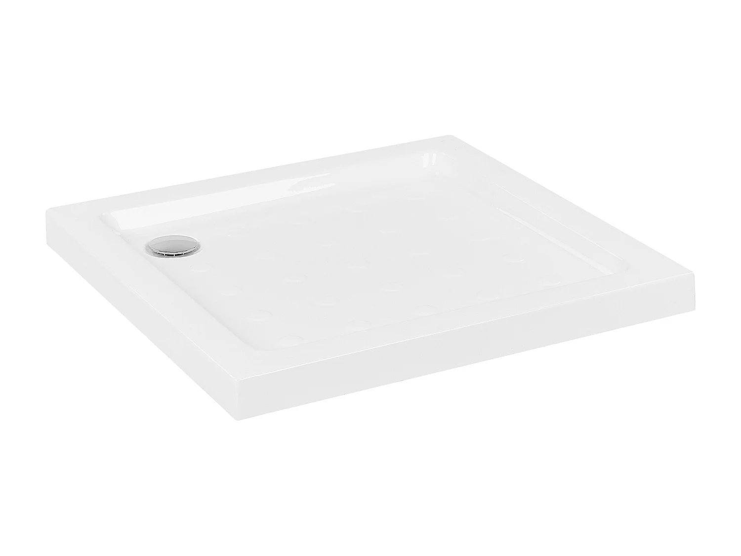 Douchebak ESTELI 90 x 90 x 7 cm Wit