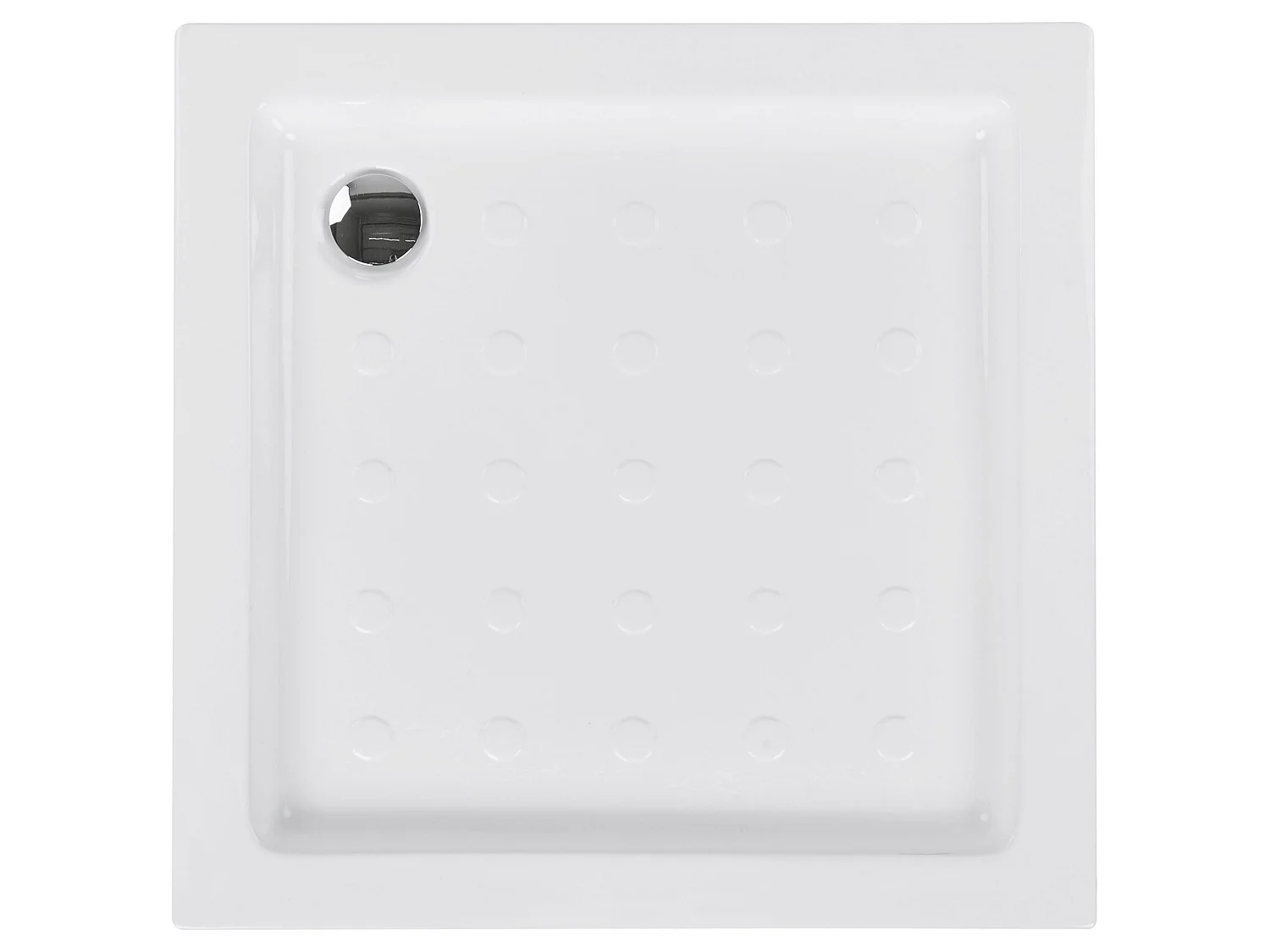 Douchebak ESTELI 90 x 90 x 7 cm Wit
