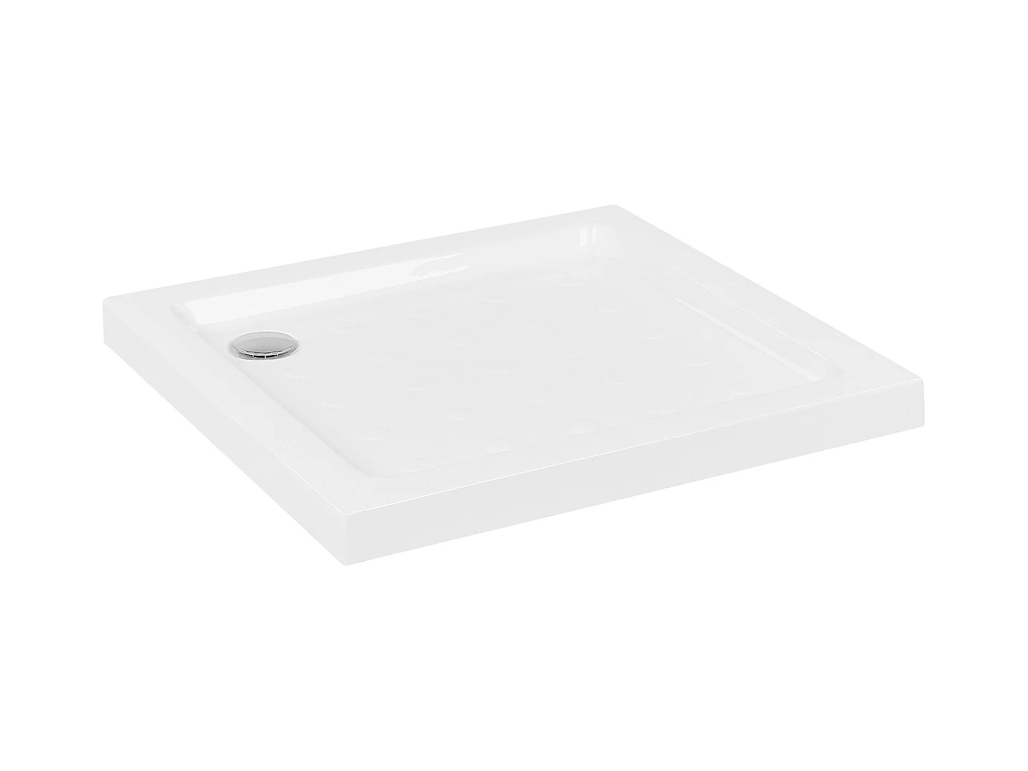 Douchebak ESTELI 80 x 80 x 7 cm Wit