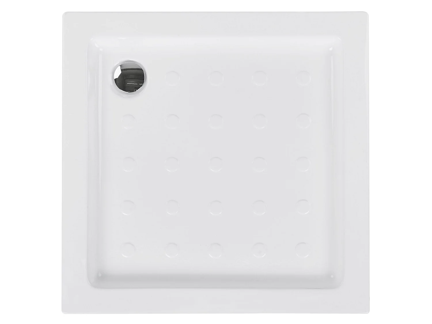 Douchebak ESTELI 80 x 80 x 7 cm Wit
