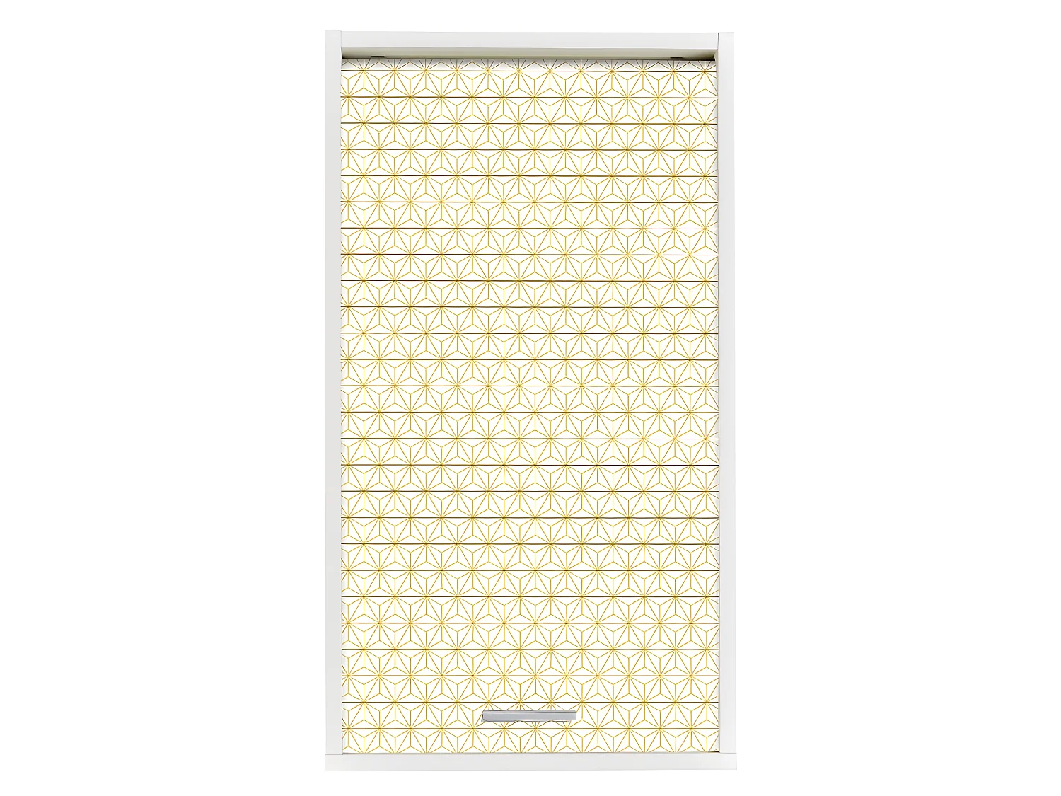 Meuble Cuisine Blanc 40x72 Face Imprimée - Coloris Rideau: Ciel étoilé jaune 520