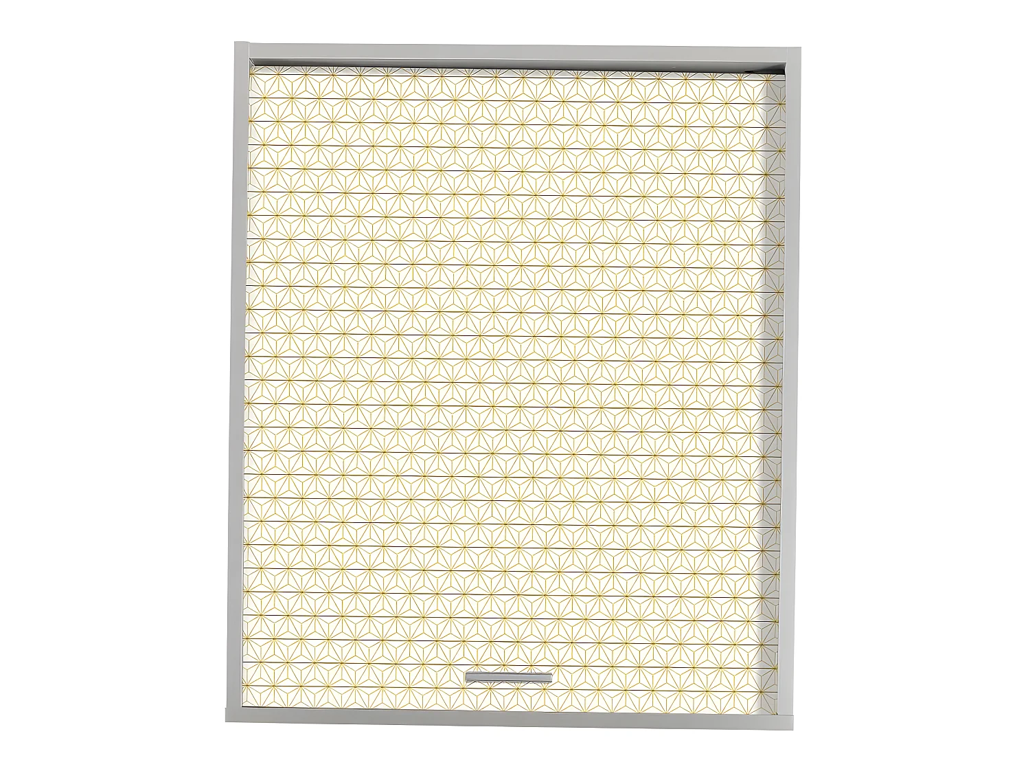 Meuble Cuisine Alu 60x72 Face Imprimée - Coloris Rideau: Ciel étoilé jaune 520