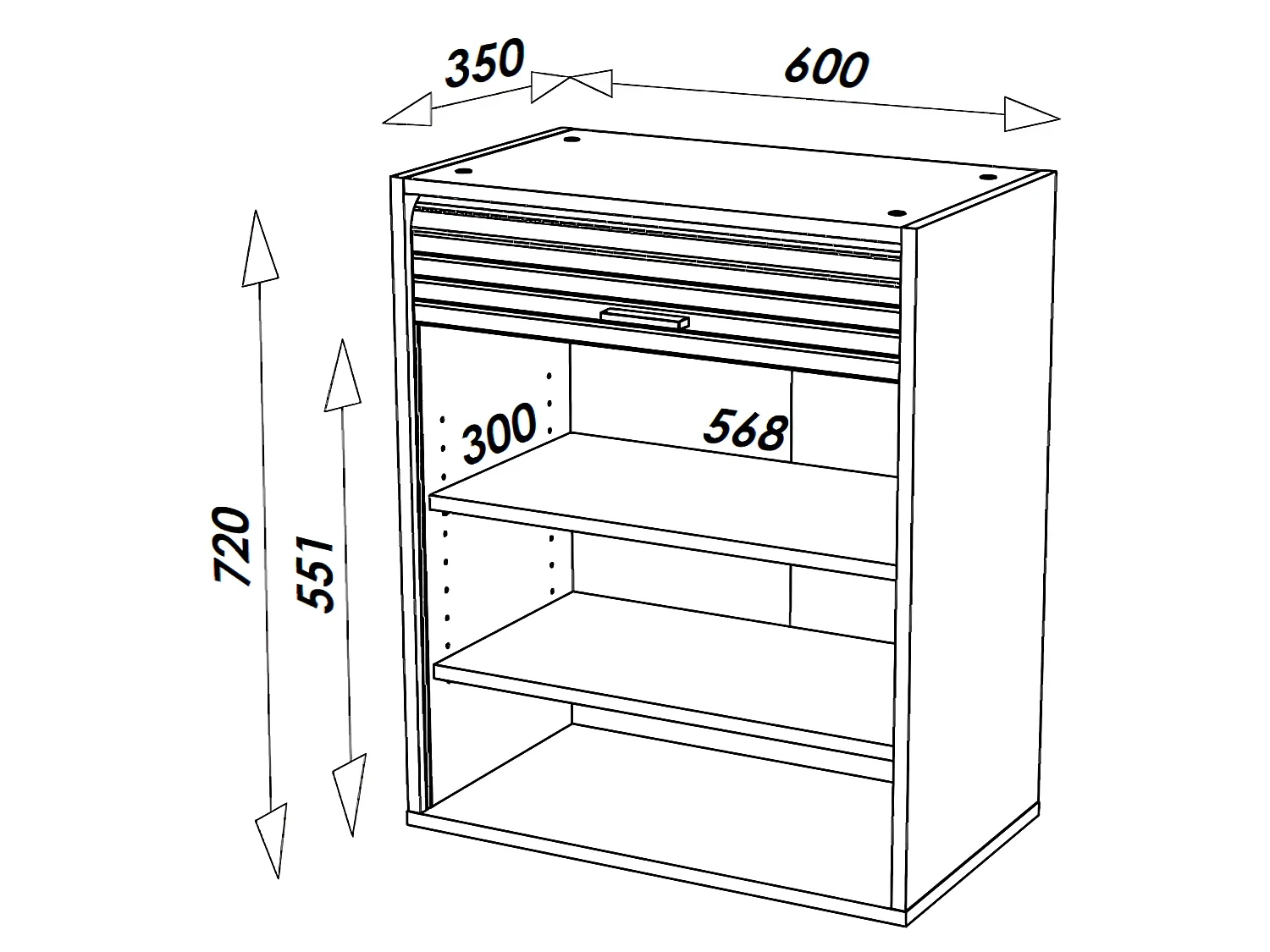Meuble Cuisine Alu 60x72 Face Imprimée - Coloris Rideau: Ciel étoilé jaune 520