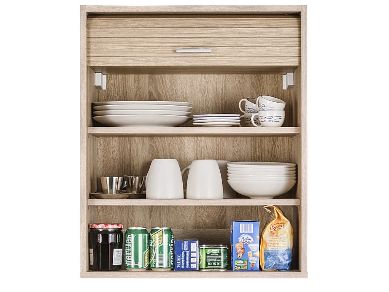 Meuble de Cuisine Chêne 2 Etagères L 60 H 72 P 35 cm