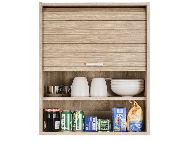 Meuble de Cuisine Chêne 2 Etagères L 60 H 72 P 35 cm