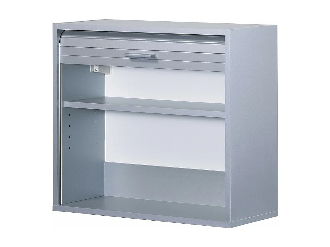 Meuble Cuisine Alu 1 Rideau 1 Etagère Largeur 60 H 53.6 P 25 cm