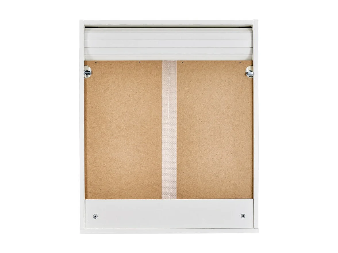 Meuble de Cuisine Haut Blanc 2 Etagères L 60 cm H 72 cm P 35 cm