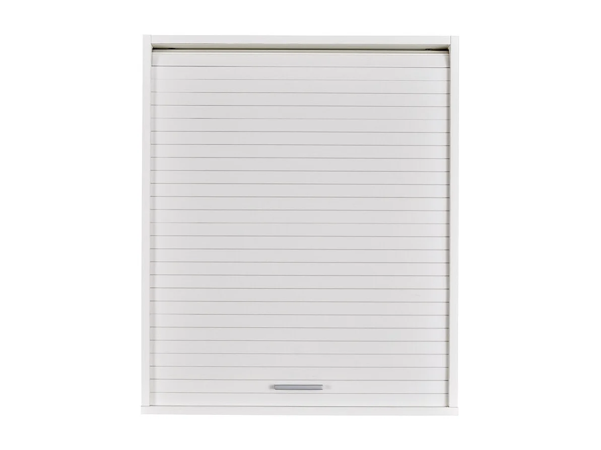 Meuble de Cuisine Haut Blanc 2 Etagères L 60 cm H 72 cm P 35 cm