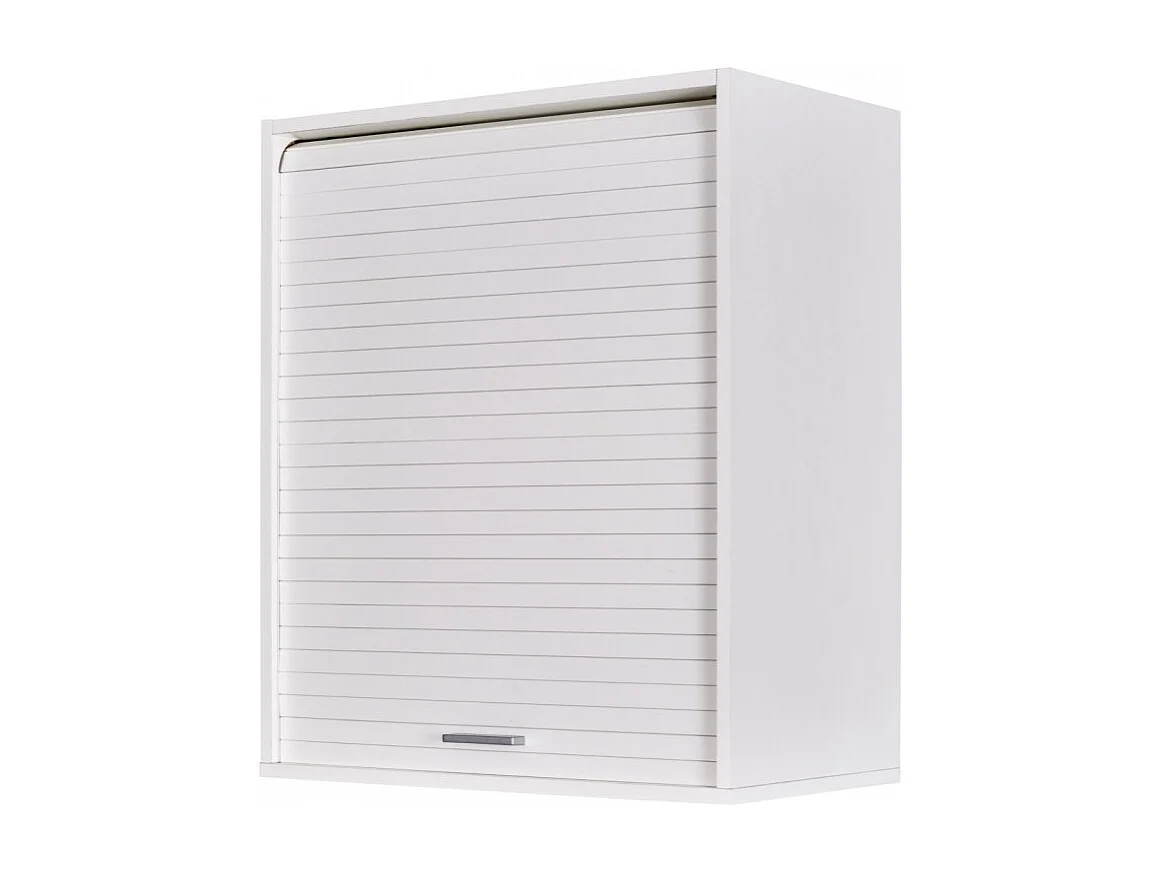 Meuble de Cuisine Haut Blanc 2 Etagères L 60 cm H 72 cm P 35 cm