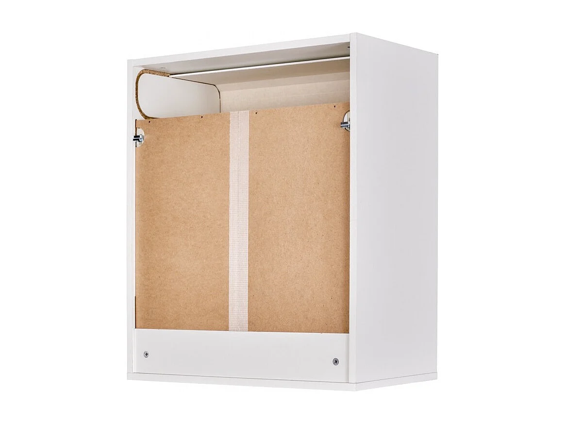 Meuble de Cuisine Haut Blanc 2 Etagères L 60 cm H 72 cm P 35 cm