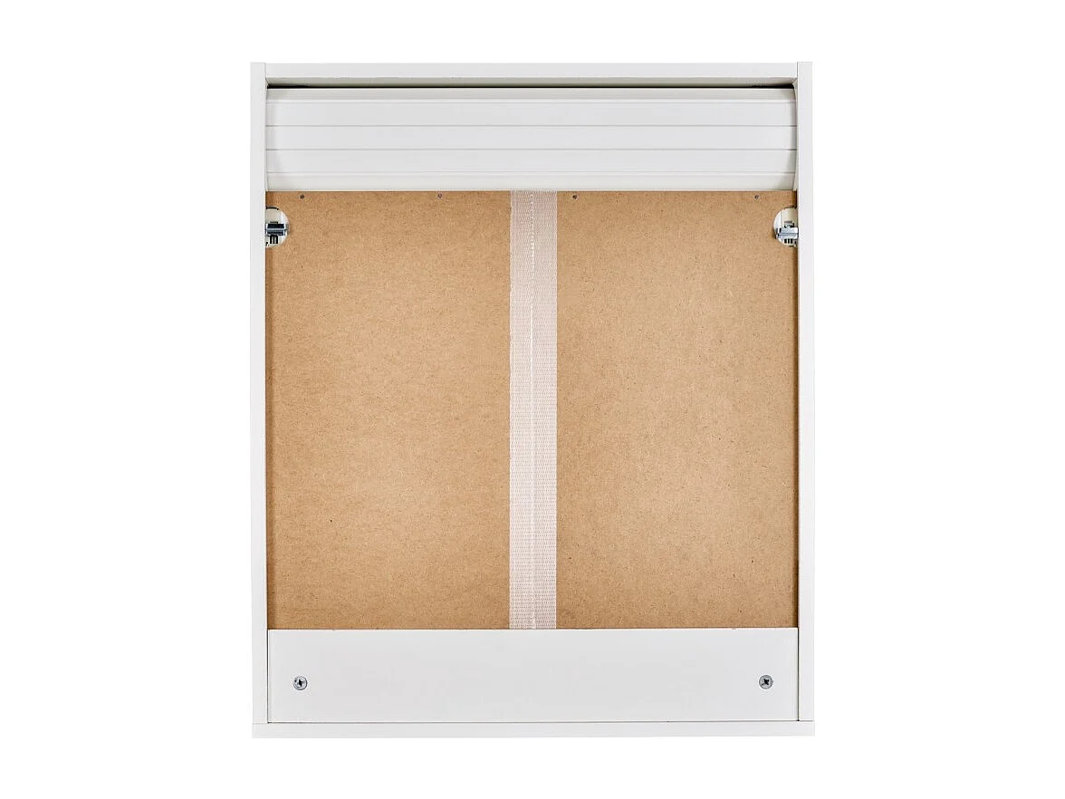 Meuble de Cuisine Haut Blanc 2 Etagères L 60 cm H 72 cm P 35 cm