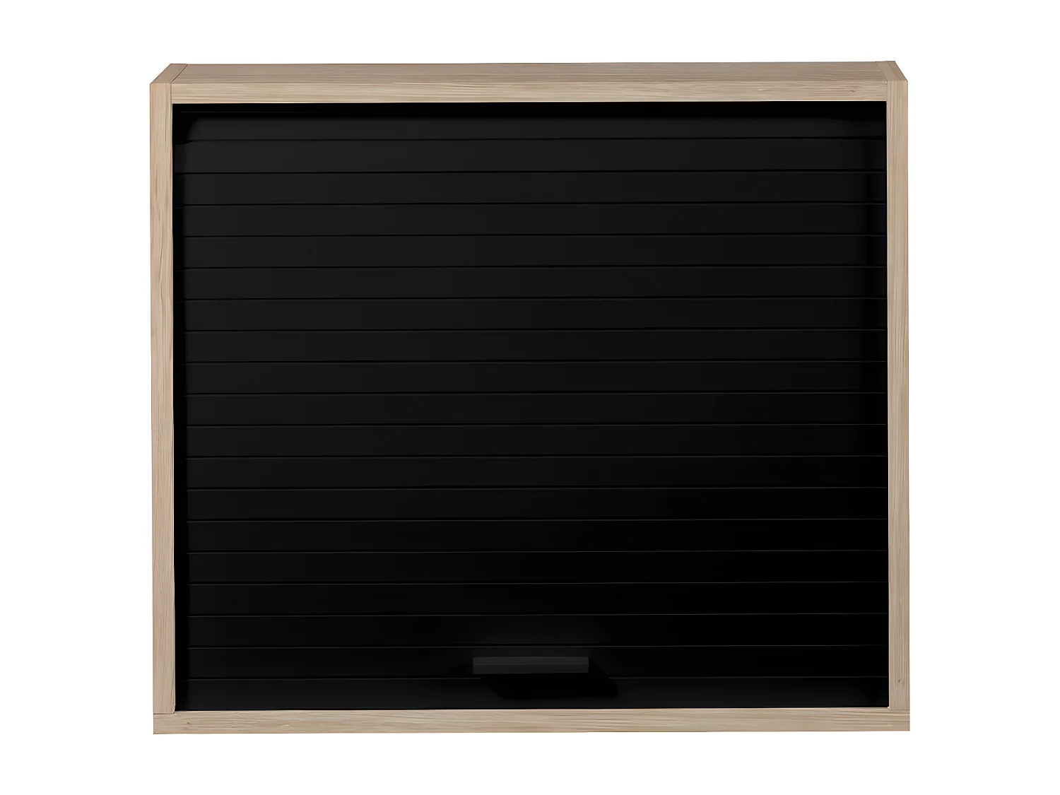 Meuble Cuisine Chêne Rideau Noir 1 Etagère Larg 60 Haut 53.6 Prof 25 cm