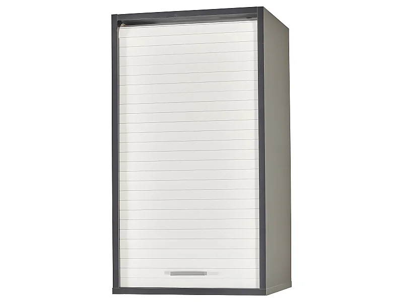 Meuble Cuisine Noir Bicolore 40 cm H 72 cm - Coloris: Blanc