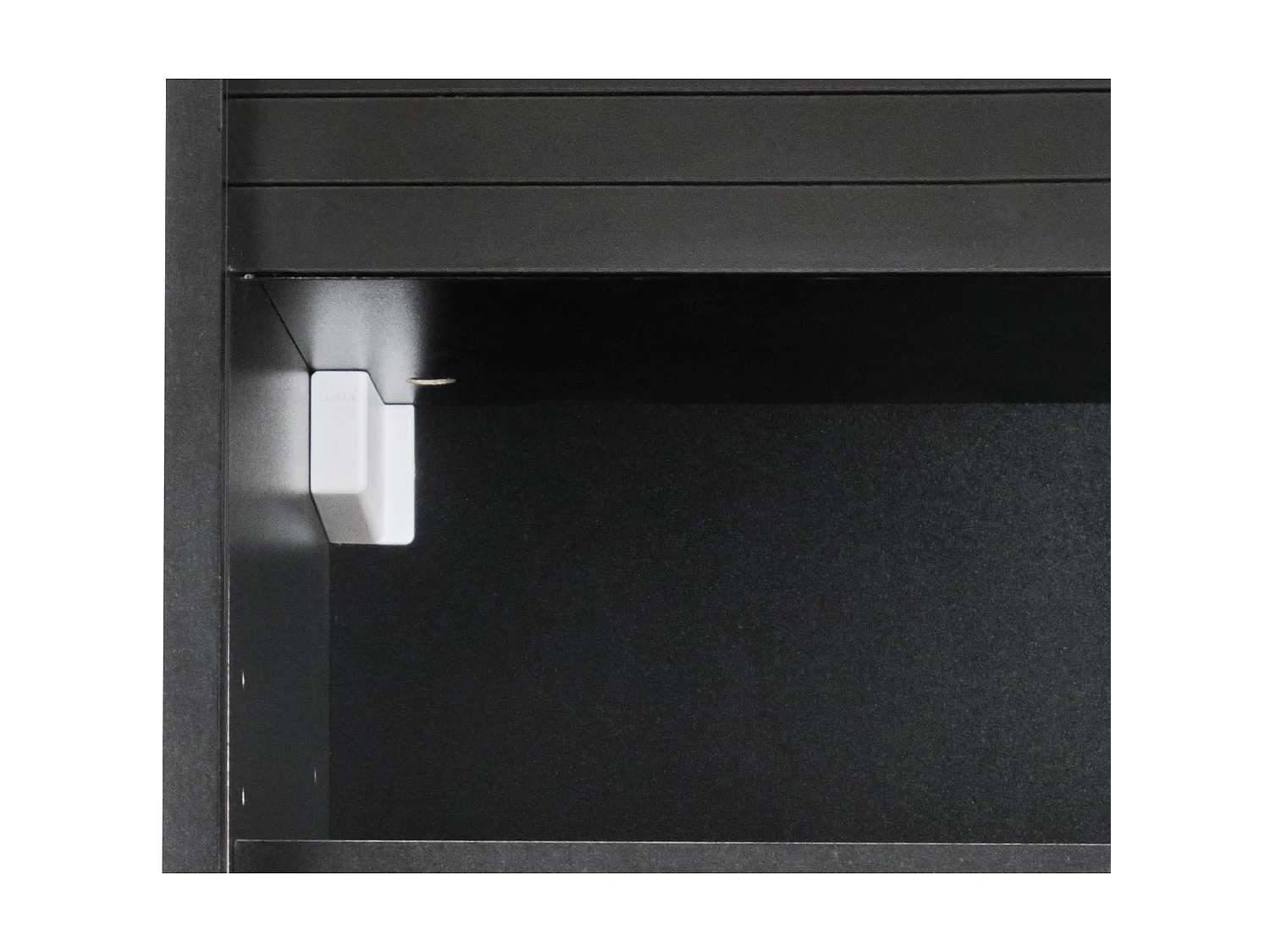 Meuble de Cuisine Noir 2 Etagères L 60 cm H 72 cm P 35 cm